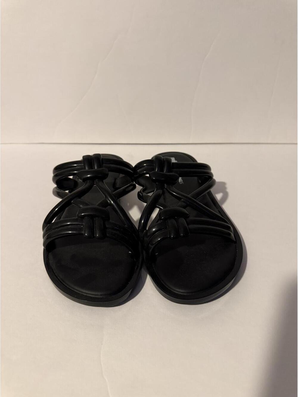 Melissa Black Rubber Sandals